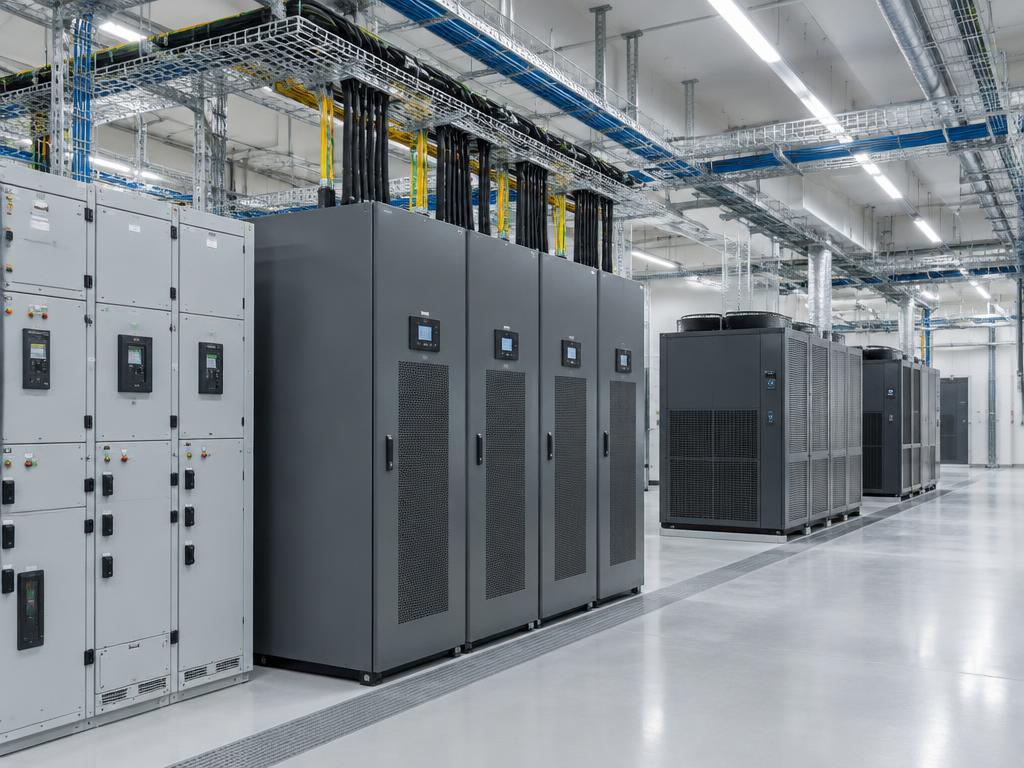 Datacenter — UPS, generatorer, kylsystem, switchgear, transformatorer